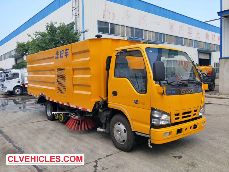 ISUZU 8CBM Washer Sweeper Truck