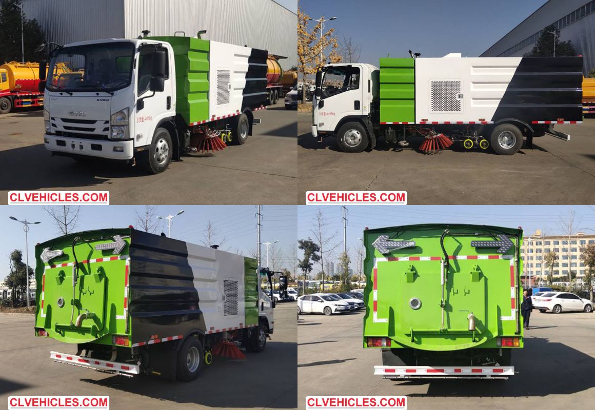 ISUZU KV100 Road Vacuum Cleaner Truck