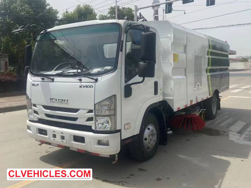 ISUZU road sweeper truck