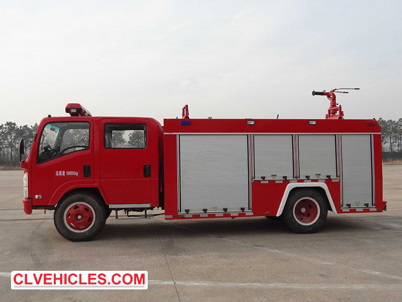 ISUZU foam tank fire trucks 
